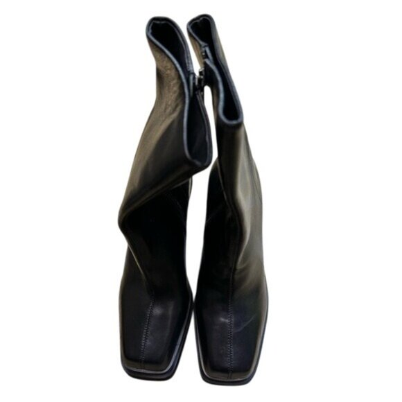 10th Floor Milano Leather Blocked-Heeled Platform - Picture 7 of 14